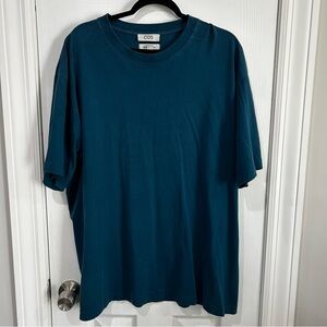 COS Blue Oversized Short Sleeve Tee